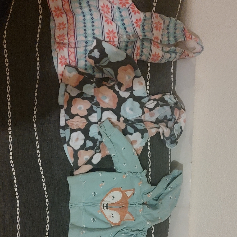 Set Of 3 Baby Girl Jackets All In Size 3m ,Very Gentlely Used Practically New